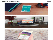Tablet Screenshot of juliaparanay.com